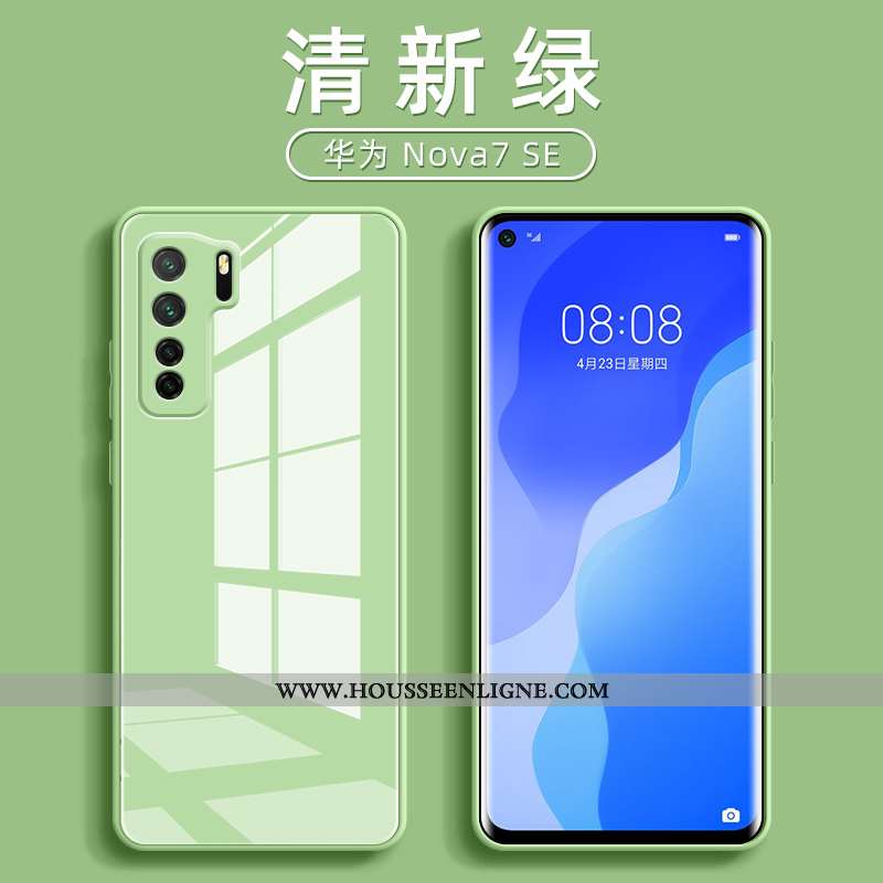 Housse Huawei P40 Lite 5g Ultra Tendance Verre Tout Compris Net Rouge Téléphone Portable Protection 