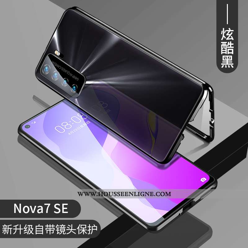 Housse Huawei P40 Lite 5g Verre Transparent Tout Compris Magnétisme Créatif Reversible Protection No