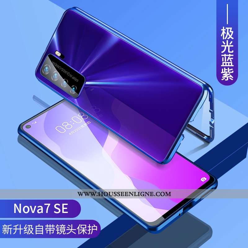 Housse Huawei P40 Lite 5g Verre Transparent Tout Compris Magnétisme Créatif Reversible Protection No