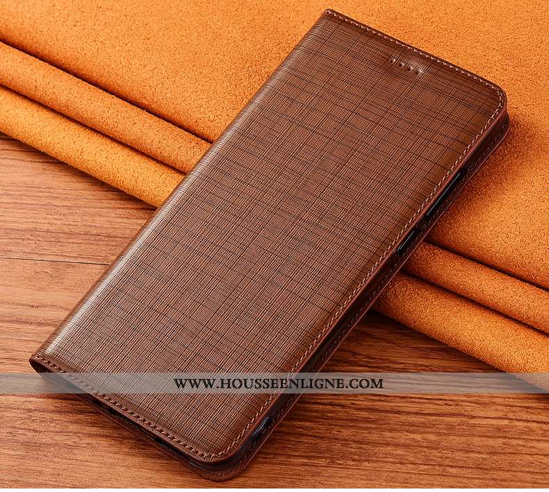 Housse Huawei P40 Lite Cuir Fluide Doux Incassable Silicone Bleu Marin Téléphone Portable Clamshell 