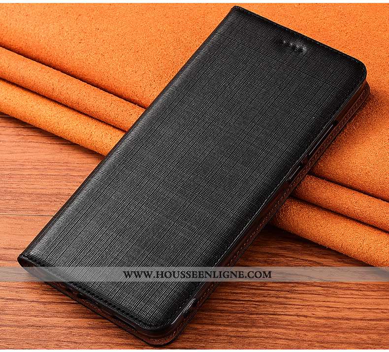 Housse Huawei P40 Lite Cuir Fluide Doux Incassable Silicone Bleu Marin Téléphone Portable Clamshell 