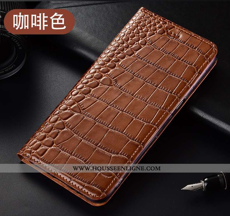 Housse Huawei P40 Lite E Protection Cuir Véritable Téléphone Portable Étui Tout Compris Incassable M