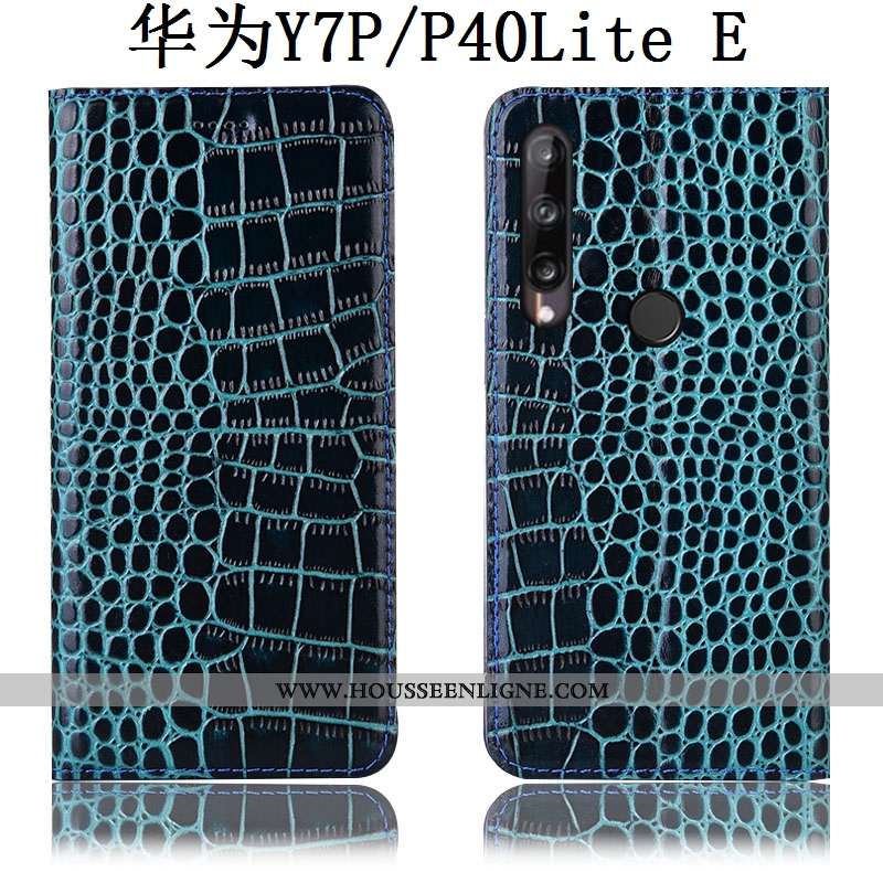 Housse Huawei P40 Lite E Protection Cuir Véritable Téléphone Portable Étui Tout Compris Incassable M