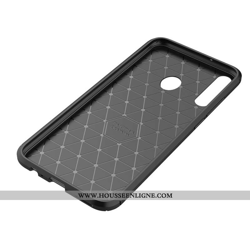Housse Huawei P40 Lite E Protection Délavé En Daim Fluide Doux Téléphone Portable Antidérapant Étui 