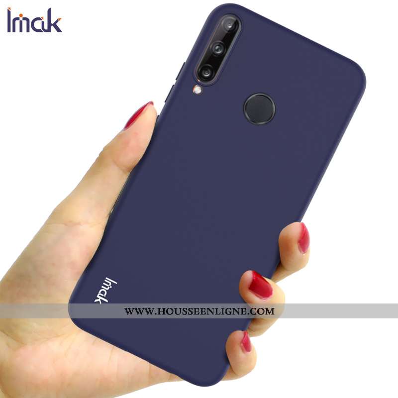 Housse Huawei P40 Lite E Protection Délavé En Daim Incassable Silicone Étui Téléphone Portable Coque