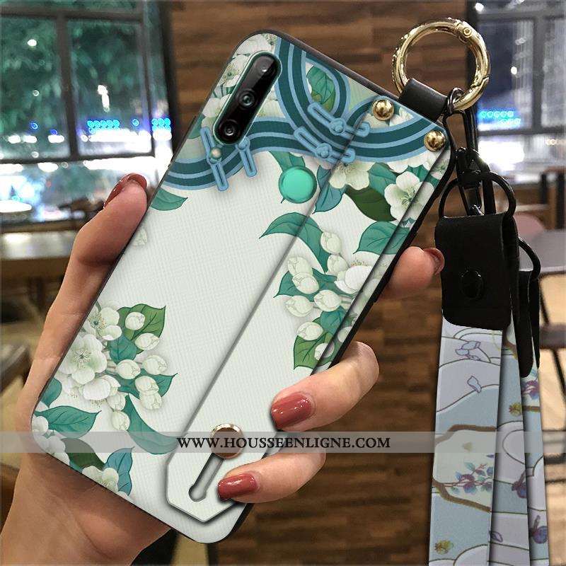 Housse Huawei P40 Lite E Tendance Fluide Doux Vintage Téléphone Portable Style Chinois Palais Vent J