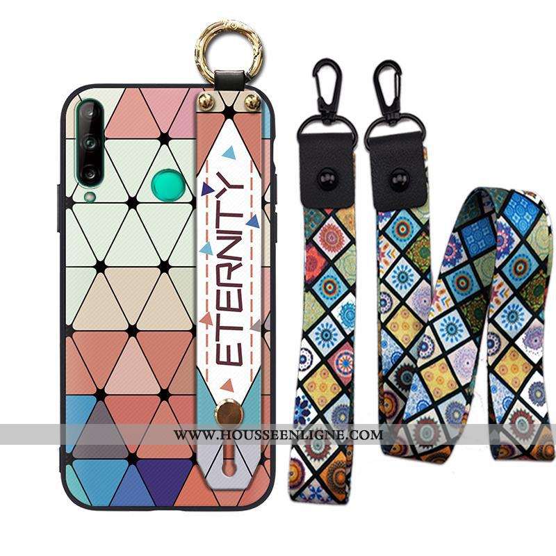 Housse Huawei P40 Lite E Tendance Fluide Doux Vintage Téléphone Portable Style Chinois Palais Vent J