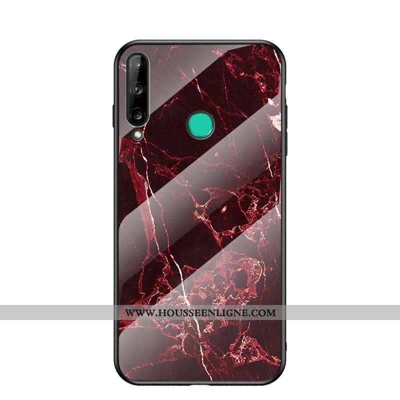 Housse Huawei P40 Lite E Verre Ultra Étui Téléphone Portable Net Rouge Tout Compris Vin Rouge Bordea