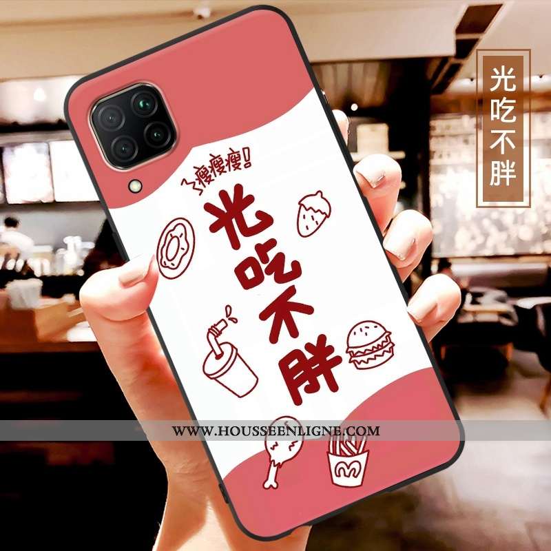 Housse Huawei P40 Lite Personnalité Dessin Animé Ultra Légère Coque Tendance Blanc Blanche