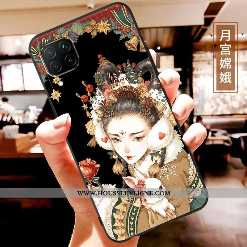 Housse Huawei P40 Lite Personnalité Dessin Animé Ultra Légère Coque Tendance Blanc Blanche