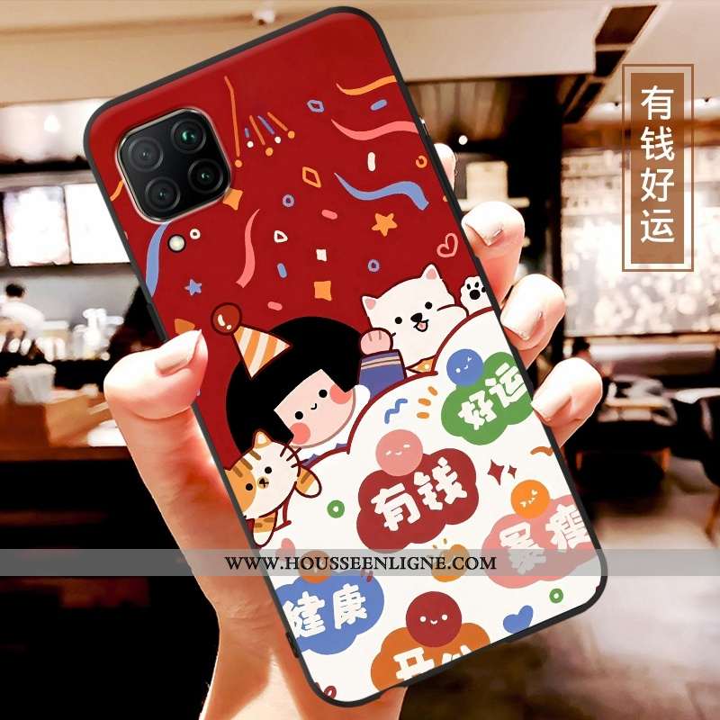 Housse Huawei P40 Lite Personnalité Dessin Animé Ultra Légère Coque Tendance Blanc Blanche