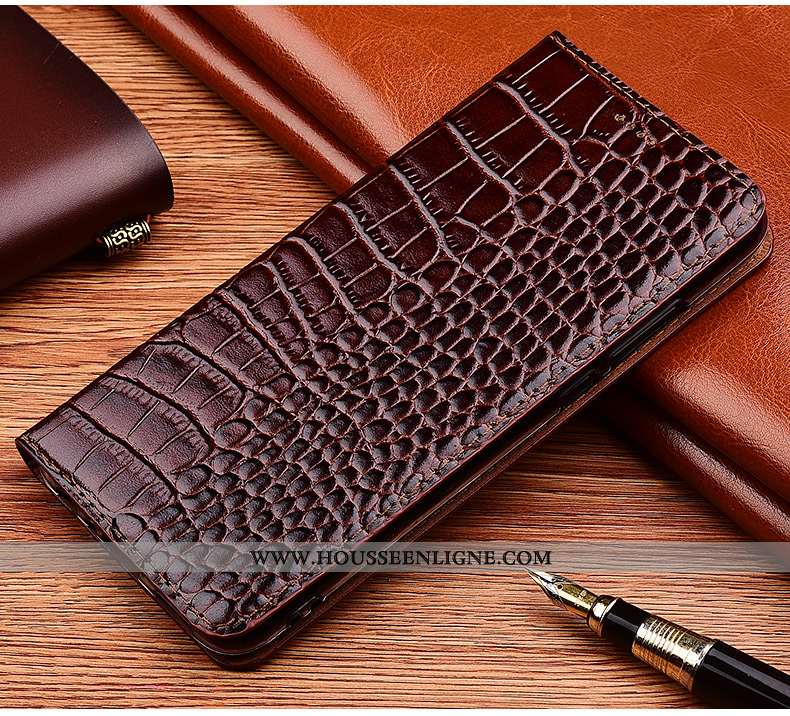 Housse Huawei P40 Lite Silicone Protection Modèle Fleurie Clamshell Nouveau Téléphone Portable Croco