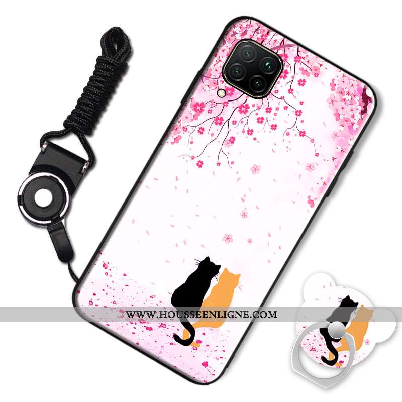 Housse Huawei P40 Lite Tendance Silicone Incassable Téléphone Portable Rose Tout Compris Coque