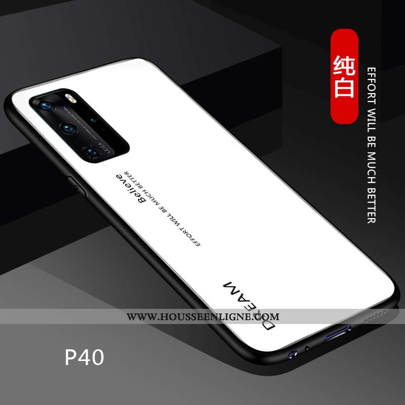 Housse Huawei P40 Légère Fluide Doux Coque Personnalisé Noir Dégradé Silicone