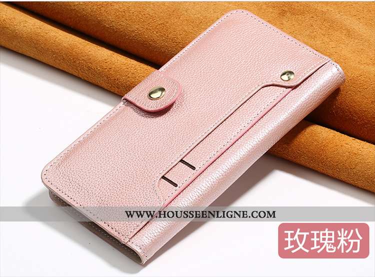 Housse Huawei P40 Protection Cuir Véritable Tout Compris Or Cuir Coque Téléphone Portable Doré