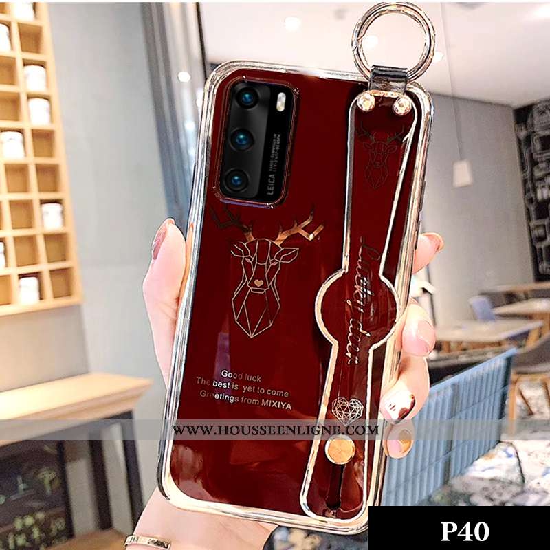 Housse Huawei P40 Silicone Protection Fluide Doux Tout Compris Personnalité Dessin Animé Étui Verte