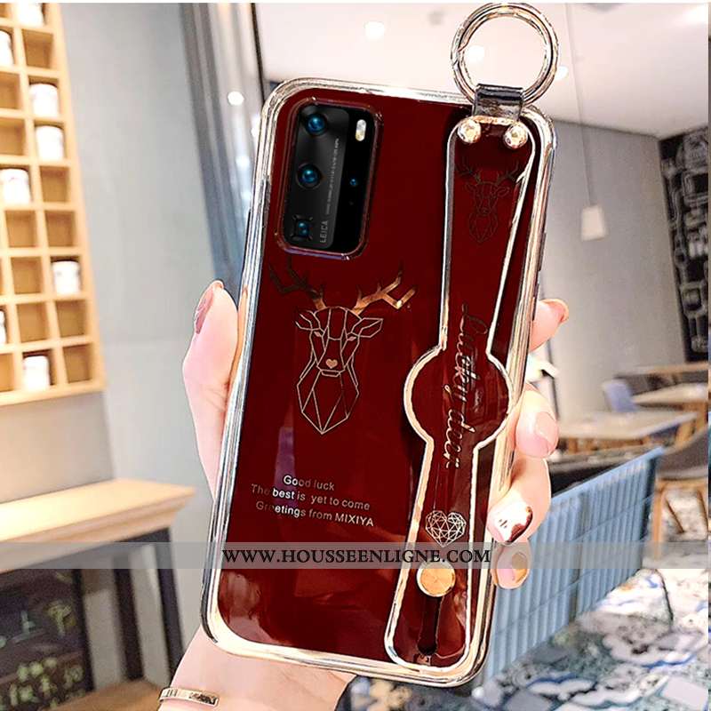Housse Huawei P40 Silicone Protection Fluide Doux Tout Compris Personnalité Dessin Animé Étui Verte