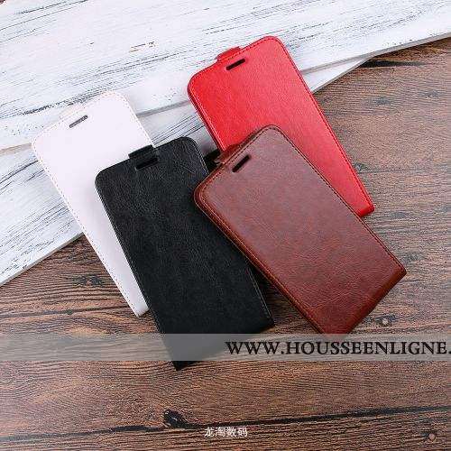 Housse Huawei Y5 2020 Cuir Rouge Incassable Coque Clamshell 2020 Étui
