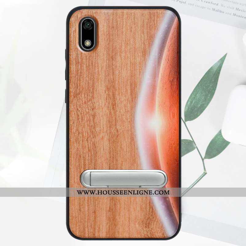 Housse Huawei Y5 2020 Protection En Bois Téléphone Portable Bleu 2020 Tout Compris Modèle Fleurie