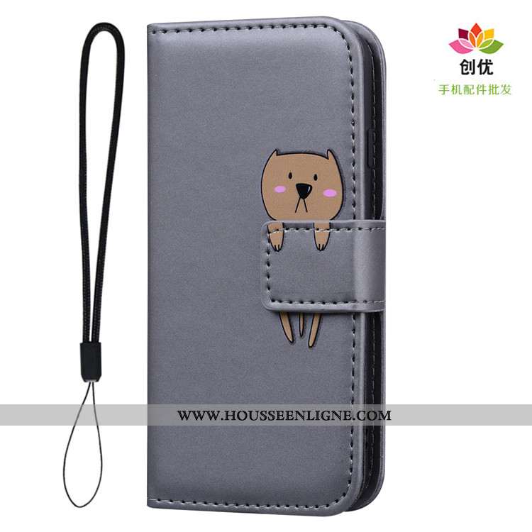 Housse Huawei Y5p Dessin Animé Cuir Incassable Téléphone Portable Clamshell Coque Étui Orange
