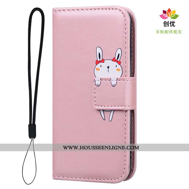 Housse Huawei Y5p Dessin Animé Cuir Incassable Téléphone Portable Clamshell Coque Étui Orange
