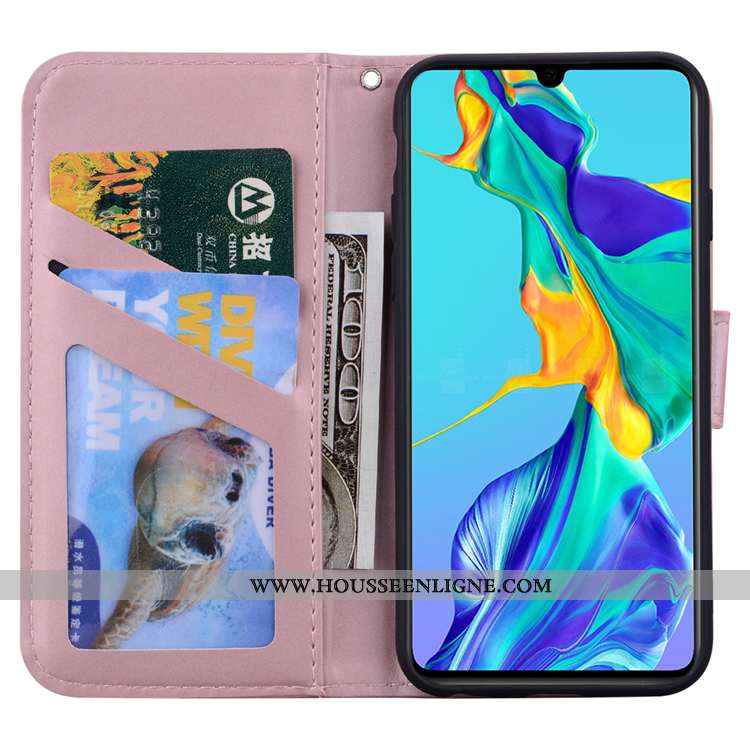 Housse Huawei Y5p Dessin Animé Cuir Incassable Téléphone Portable Clamshell Coque Étui Orange