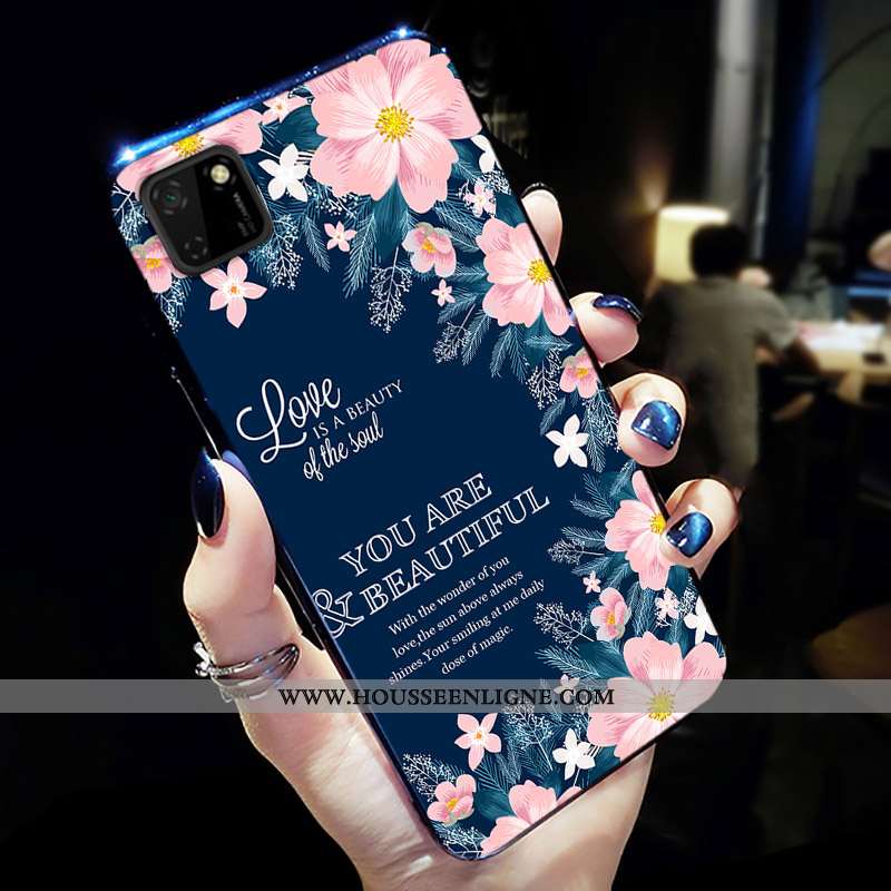 Housse Huawei Y5p Personnalité Créatif Tout Compris Téléphone Portable Mode Coque Dessin Animé Verte