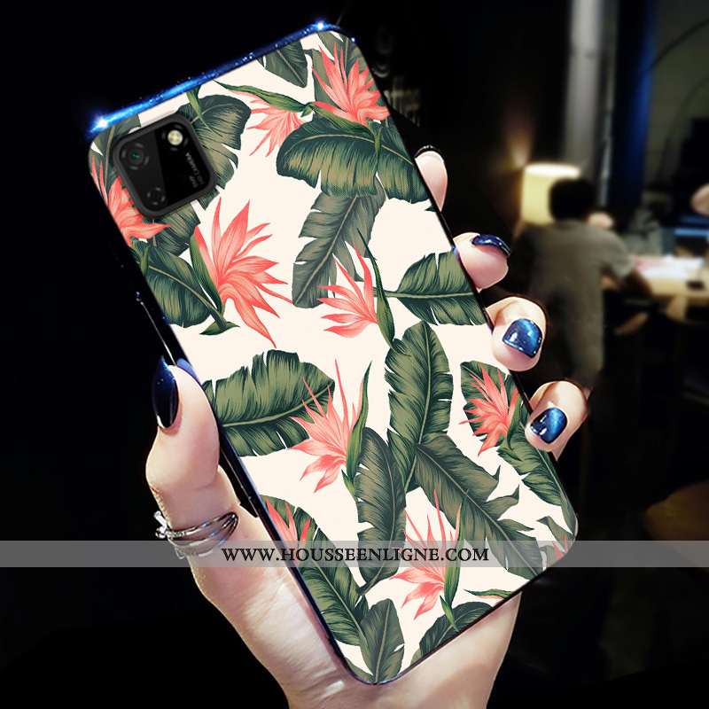 Housse Huawei Y5p Personnalité Créatif Tout Compris Téléphone Portable Mode Coque Dessin Animé Verte