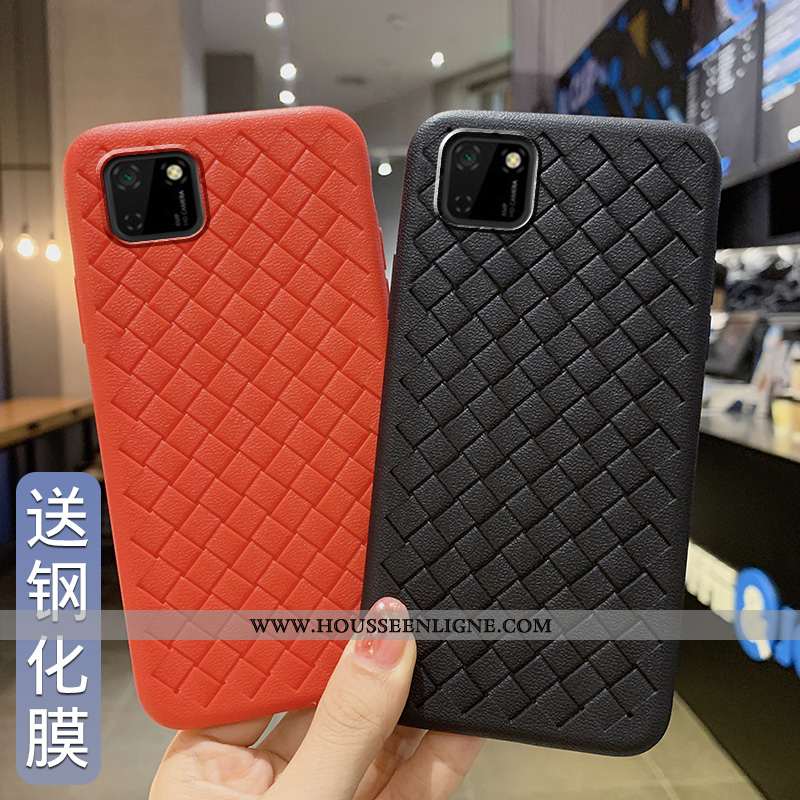 Housse Huawei Y5p Protection Modèle Fleurie Incassable Mode Tissage Tout Compris Noir