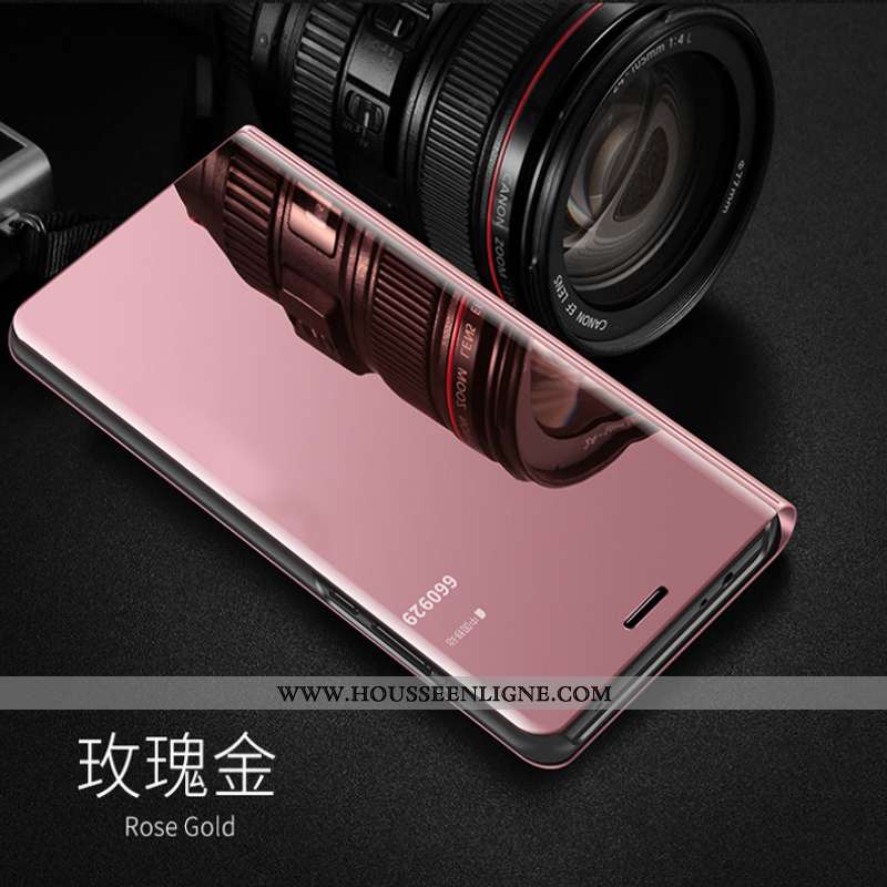 Housse Huawei Y5p Transparent Cuir Téléphone Portable Nouveau Protection Étui Doré