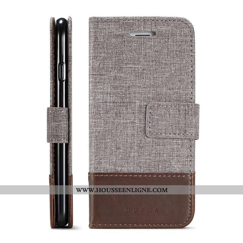 Housse Huawei Y6 2020 Cuir Business Simple 2020 Téléphone Portable Coque Marron