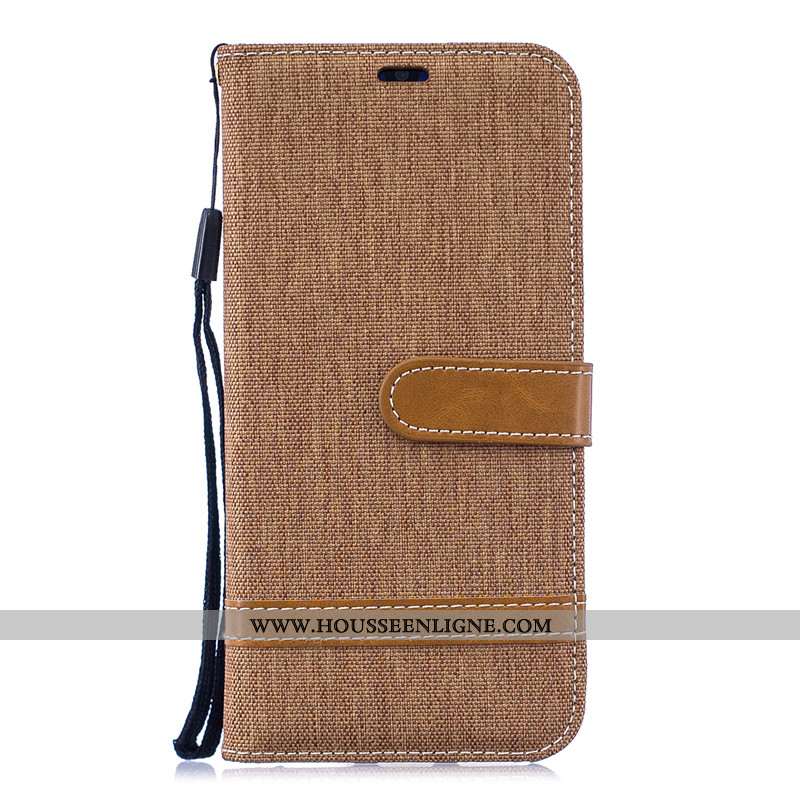 Housse Huawei Y6 2020 Cuir Protection Téléphone Portable 2020 Coque Nouveau Marron