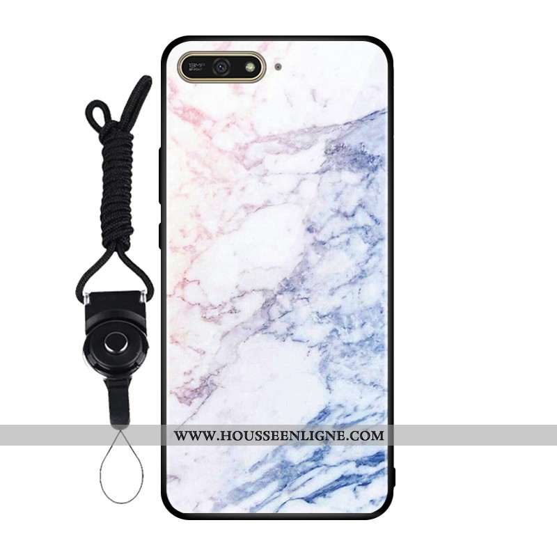 Housse Huawei Y6 2020 Verre Protection Personnalisé 2020 Tempérer Étui Coque Rose