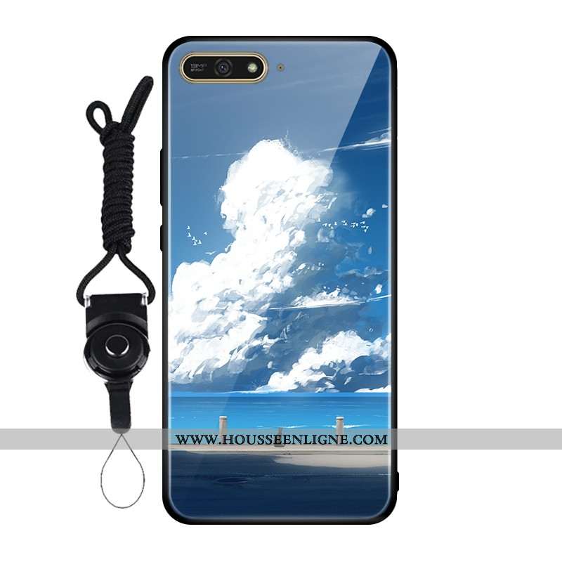 Housse Huawei Y6 2020 Verre Protection Personnalisé 2020 Tempérer Étui Coque Rose