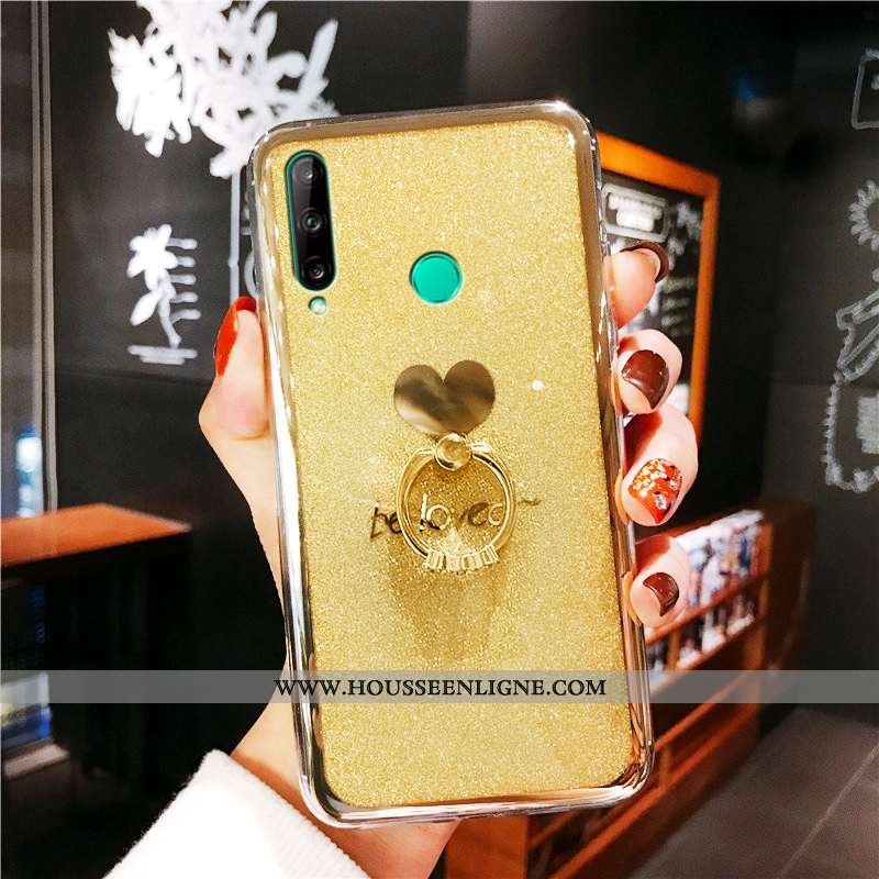 Housse Huawei Y6p Créatif Tendance Coque En Silicone Net Rouge Incassable Amour Verte