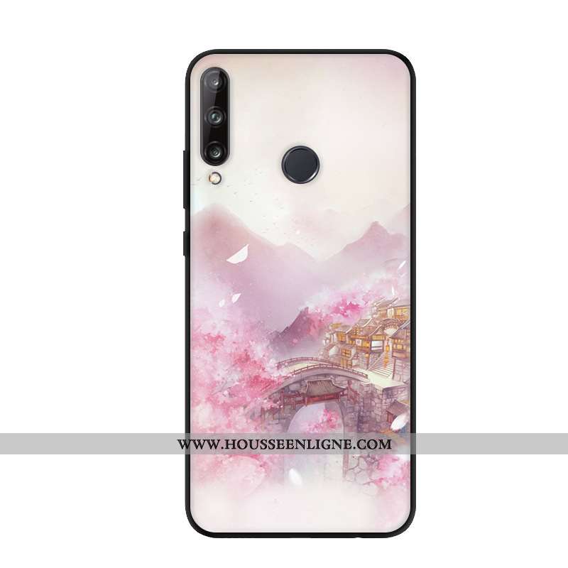 Housse Huawei Y6p Dessin Animé Protection Incassable Coque Étui Créatif Frais Rose