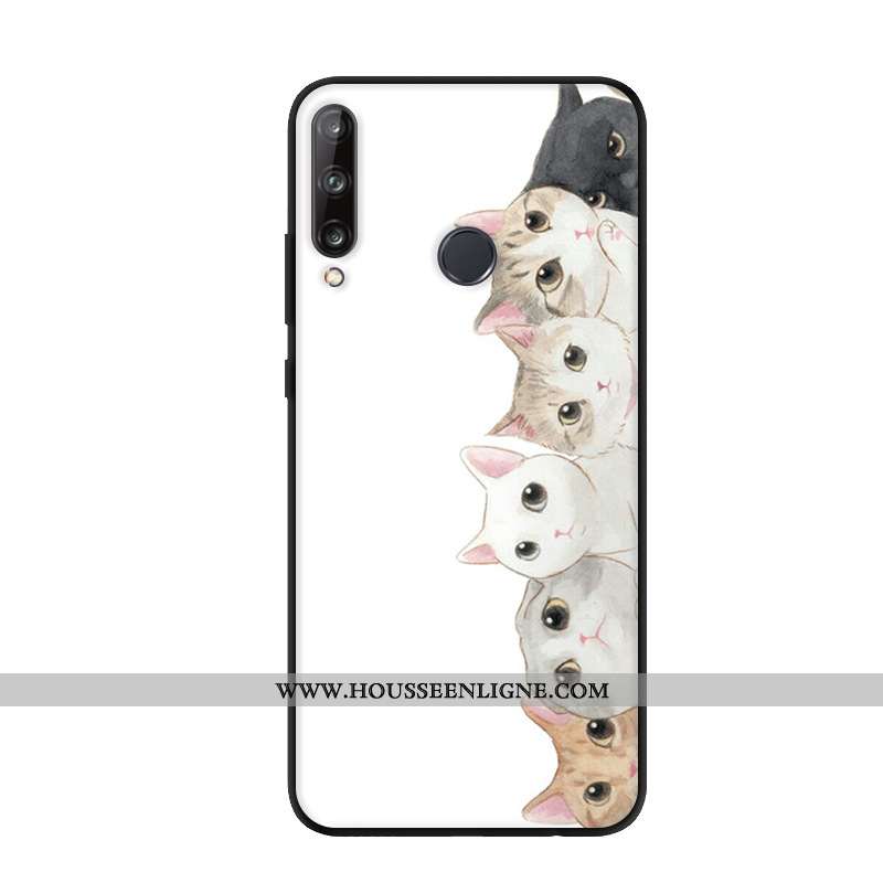 Housse Huawei Y6p Dessin Animé Protection Incassable Coque Étui Créatif Frais Rose