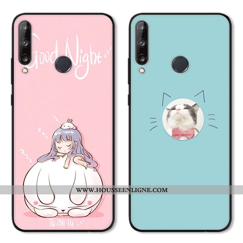 Housse Huawei Y6p Dessin Animé Protection Incassable Coque Étui Créatif Frais Rose