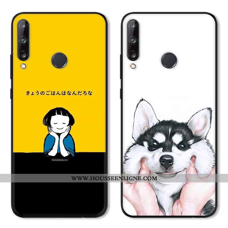 Housse Huawei Y6p Dessin Animé Protection Incassable Coque Étui Créatif Frais Rose