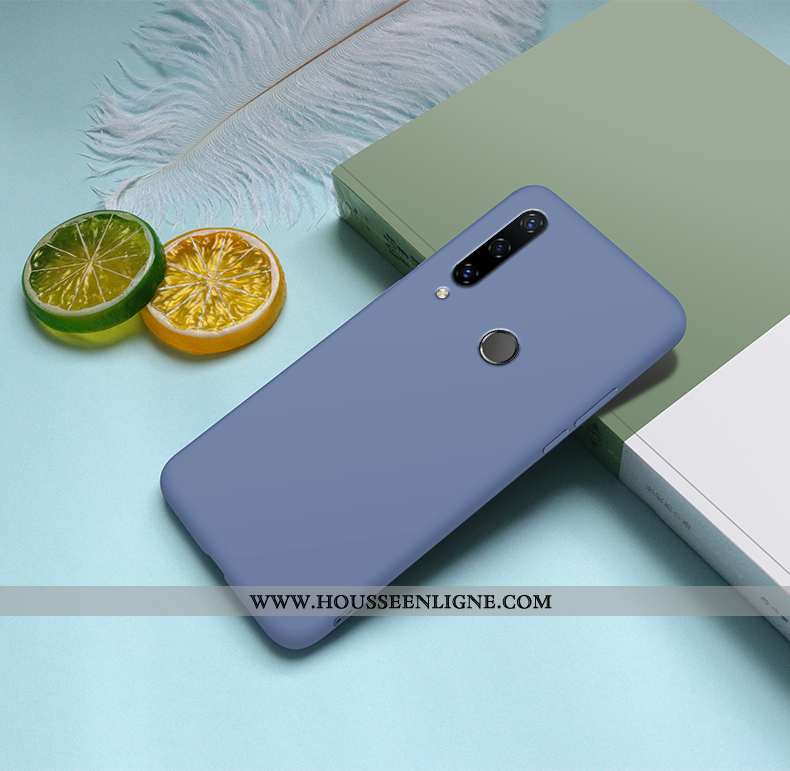 Housse Huawei Y6p Mode Protection Ultra Amoureux Légère Tout Compris Personnalité Bleu