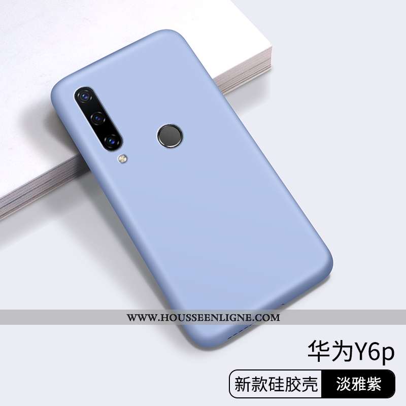 Housse Huawei Y6p Mode Protection Ultra Amoureux Légère Tout Compris Personnalité Bleu