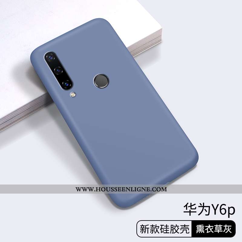 Housse Huawei Y6p Mode Protection Ultra Amoureux Légère Tout Compris Personnalité Bleu