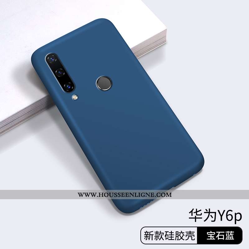 Housse Huawei Y6p Mode Protection Ultra Amoureux Légère Tout Compris Personnalité Bleu