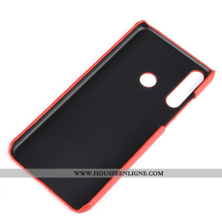 Housse Huawei Y6p Vintage Tendance Crocodile Difficile Modèle Fleurie Cuir Coque Bleu