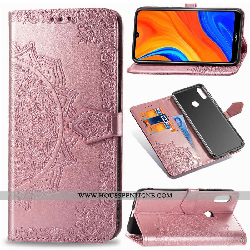 Housse Huawei Y6s Créatif Cuir Étui Tout Compris Vert Téléphone Portable Clamshell Verte