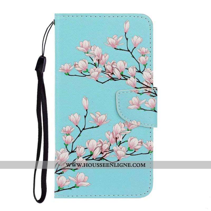 Housse Huawei Y6s Cuir Protection Coque Téléphone Portable 2020 Chat Clamshell Bleu
