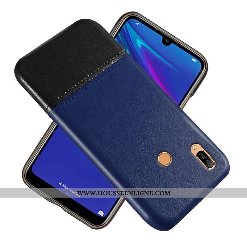 Housse Huawei Y6s Protection Mode Étui Téléphone Portable Vert Couture Couleurs Business Armée Verte