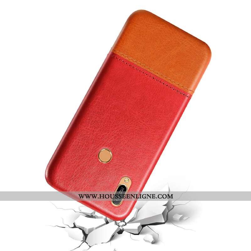 Housse Huawei Y6s Protection Mode Étui Téléphone Portable Vert Couture Couleurs Business Armée Verte