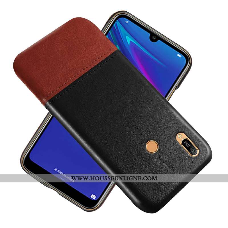 Housse Huawei Y6s Protection Mode Étui Téléphone Portable Vert Couture Couleurs Business Armée Verte