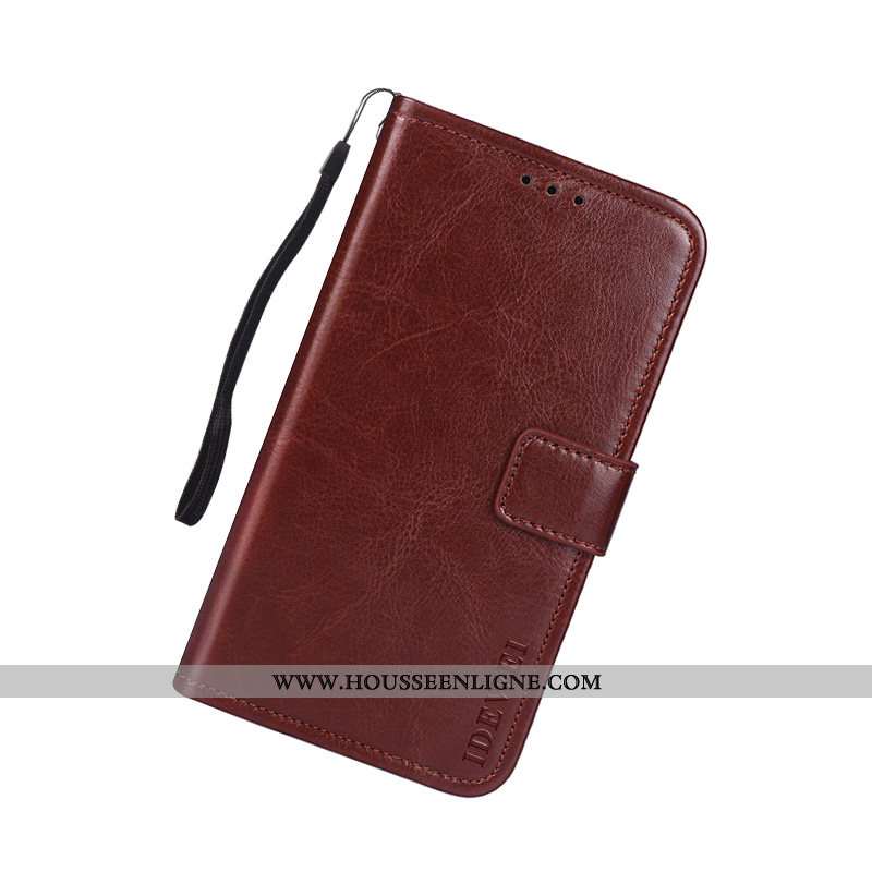 Housse Huawei Y7 2020 Créatif Portefeuille Cuir 2020 Protection Téléphone Portable Rouge